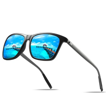 Dizajn brand Polarizirane Sunčane Naočale Gospodo Vozačke naočale Gospodo Retro Vintage Sunčane Naočale Gospodo Spuare Mirror UV400 Oculos