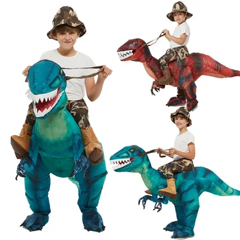Dječji napuhavanje kostim dinosaura Тираннозавра, dječji anime-Purim, Halloween, Božićni domjenak, kostime za косплея, odijelo za dječake i djevojčice