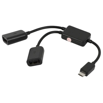 Domaćin-Kabel JABS Micro-USB Priključak, Micro-USB 2X Adapter-Pretvarač Tipa A sa Dva USB Priključcima OTG Za Tablet PC, Android I Smartphone