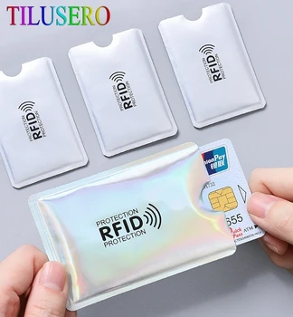 Držač za kartice sa zaštitom od Rfid Zaključavanje NFC Čitač Dvorac Id Držač bankovne kartice Zaštitna Torbica Metalno Kućište za kreditne kartice Aluminij
