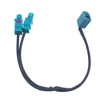 Dvostruki muškog Y-razdjelnik Fakra na ženski adapter za antenu Fakra Kabel za pretvaranje FM antene u linearni pretvarač za automobile