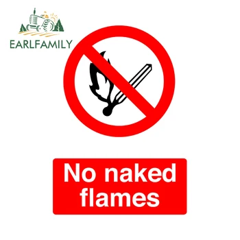 EARLFAMILY 13 cm x 9,2 cm za Do Naked Flames Sign Auto Naljepnice Sa Zaštitom Od Ogrebotina Sudarač Karoserije Automobila Vodootporne Kreativno Grafika