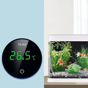 Elektronski termometar sa brzinom nadogradnju 5 S, led Veliki zaslon, zaslon visoke preciznosti, akvarij, digitalni termometar za ribe