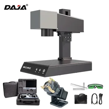 Fiber laser obilježavanja stroj DAJA M1 Pro, Izuzetno stroj za graviranje za metalnih znakova, prijenosni stroj za industrijski radni stol