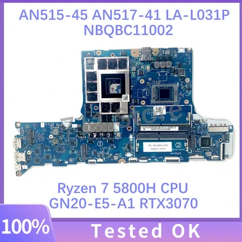 GH53Z LA-L031P NBQBC11002 Za Acer AN515-45 AN517-41 Matična ploča laptop S procesorom Ryzen 7 5800H GN20-E5-A1 RTX3070 100% u Potpunosti ispitan