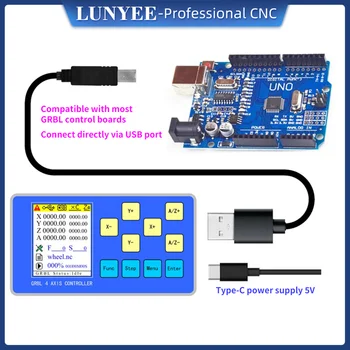 GRBL Autonomno Upravljanje Kontrolerom CNC Podrška za USB Povezivanje 3-Osni 4-Osni Naknade za Upravljanje Težak za Гравировально-glodalica