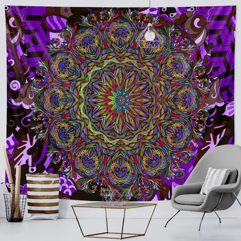 Indijski mandala tapiserija čarolije kućni umjetnost ukrasne tapiserije hipi boem dekorativni kauč deka yoga mat