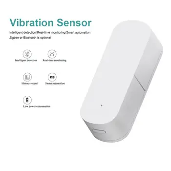 Inteligentni senzor vibracija Tuya Zigbee Inteligentni alarm za otkrivanje Osnovna sigurnosni sustav Pametan dom Upravljanje aplikacijom za Smart Life