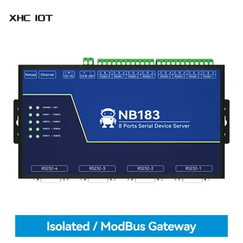 Izdvojeni 8-kanalni serijski server RS485/232/422 na RJ45 XHCIOT NB183 ModBus RTU na TCP Ugrađen Watchdog modul MQTT/HTTP IOT