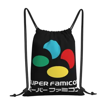 Japanski torbe na шнурках Super Famicom, inspiriran Snes, sportska torba, topla prijenosni гимнастическая torba za džoging na otvorenom