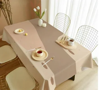 Jednostavna pravokutna stolnjak za stol u skandinavskom stilu, stolnjak za dnevni boravak, namještaj, kućni dekor, radne ploče za kamin