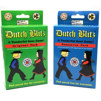 Kartaške igre Dutch Blitz basic plus za prikupljanje velike obitelji kartaške igre za zabave, sa 2-8 prijateljima, blagdanski pokloni za rođendan, društvene igre