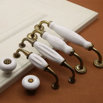 Keramička olovka od цинкового legure u europskom stilu, moderne минималистичные crno-bijele olovke ladice ormara, vrata ormara, namještaja olovke