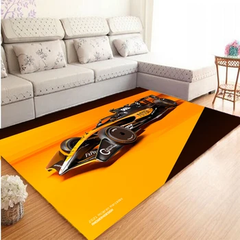 Klasični tepih s uzorkom utrke Formule 1, spavaća soba, Obiteljska dnevni boravak, ured, tepih za kupaonicu