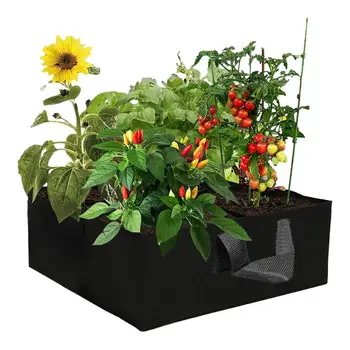 Kontejner za sadnju Prozračni Kontejner za slijetanje s 4 končanica, torbe za uzgoj biljaka s ručkom za nošenje i Za uzgoj na otvorenom