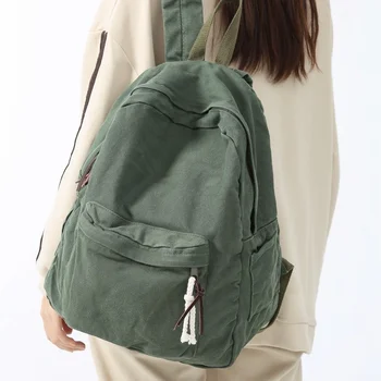 Koreanska verzija, моющийся platna ruksak velikog kapaciteta, Starinski ruksak za dječake i djevojčice, ruksak za studente, Starinski ruksak za putovanja