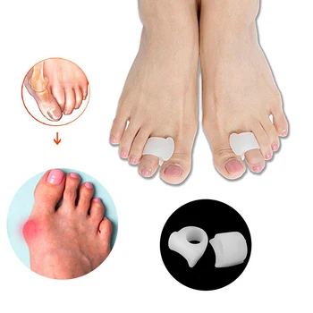 Korektor palca stopala Velika Kost Palca Silikon Delim prstiju Straightener prsti Guma za Valgus deformacija Alata za korekciju njegu stopala