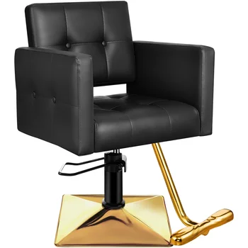 Kose stolica Gold Salon Chair heavy duty Hidraulička pumpa Vrti na 360 ° stolica Tabouret Coiffeuse Салонная namještaj Sedie Noktiju