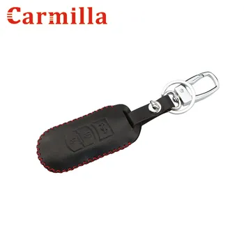 Kožna torbica za daljinski ključ vozila Carmilla za Mazda 2 3 6 Axela Atenza CX-5 CX5 CX-7 CX-9 2014 - 2018 Pametan ključ sa 3 tipke