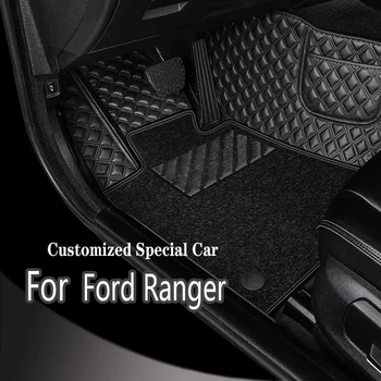 Kožne Auto-tepisi za Ford Ranger 2019 2020 2017 2018 2015 2016 2013 2014 2012 Tepisi, Obloge, Detalji interijera i dodatna Oprema