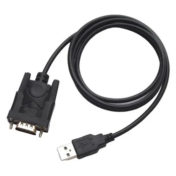 Kvalitetan adapter-konverter USB 2.0 serijski RS-232 DB9 9Pin Duljina kabela 0,8 m Podrška za USB-RS232 WIN10