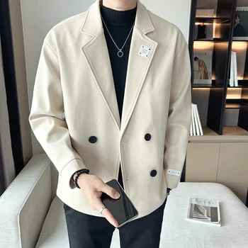 Kvalitetne muške blazer korejski verzija, Trend elegantan način, Jednostavnim svakodnevnim mladih jaknu slobodnog rez