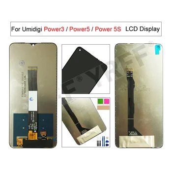 LCD zaslon osjetljiv na dodir i digitalni pretvarač sklop za Umidigi Power 3, Power 5S 5