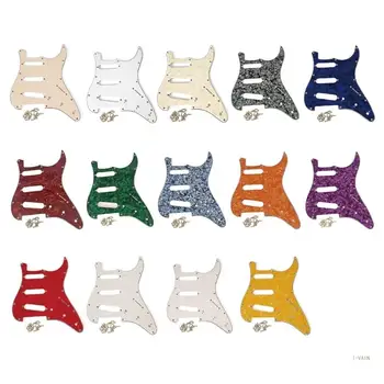 M5TC 11 Rupa 3-Sloj Maska za bas-gitare Scratch Plate SSS Scratch Plate za Standardne Zamjene Gitare u Modernom Stilu Pipdog