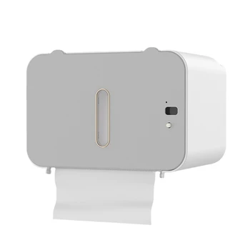 Magnetski držač za toaletni papir, Automatska distribucija papira, Držač za toaletni papir, zidni držač za toaletni papir, izdržljiva u kupaonici