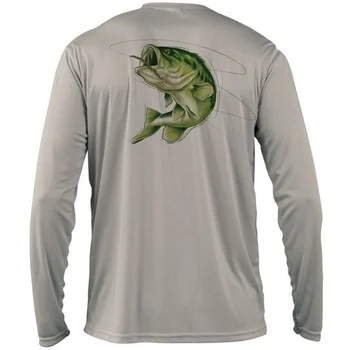 Majice za ljeto ribolov MOSSY OAK, odjeća, muška sunčane majice za ribolov s dugim rukavima, sportska odjeća, majica za ribolov