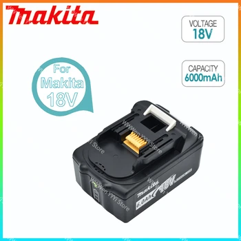 Makita Originalni Li-ion Punjiva Baterija 18V 6000mAh 18v Izmjenjive Baterije za bušilice BL1860 BL1830 BL1850 BL1860B 6.0 AH