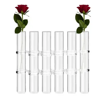Male vaze za cvijeće na šarkama 6pcs / 8шт Prozirne Vaze za cvijeće Гидропонная vaza za biljke Staklena epruveti Vaza za cvijeće Cvijet