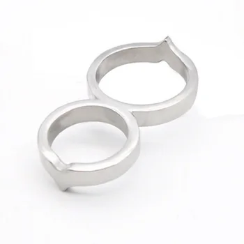 Metalni prstenovi za člana od nehrđajućeg čelika Za muškarce, Odgode ejakulaciju, dvorac za penis, koji poboljšava erekciju, Seks-igračke SM za muškarce