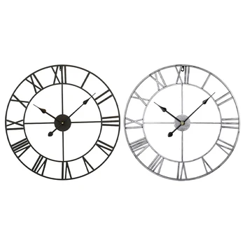 Metalni zidni sat, неподвластные vremena, odgovaraju za točnost Za uređenje doma Točna mjerenja vremena, lako čitljiv