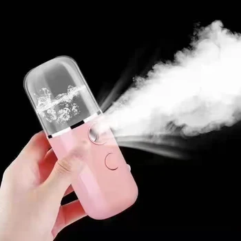 Mini Prijenosni 30 ml Zraka USB Punjiva Ručna Difuzor Magle Mini Распаренный Raspršivač Magle Za Njegu Kože Lica Ovlaživač Zraka