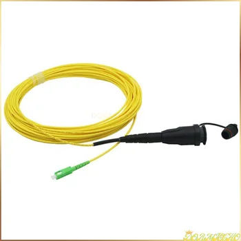 Mini SC / APC Vodootporan IP67 Optički patch kabel Optitap Single Mode Simplex 3,0 mm Žuti kabel Lszh Jacket 10 KOM