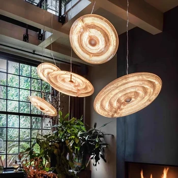 Moderni viseće svjetiljke Lampara Techo Europe, okruglo staklo, skandinavski led luksuzno rasvjeta, lampe za umjetnički dekor dnevni boravak