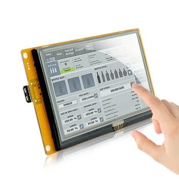 Modul LCD Smart HMI Serial panel s dijagonalom od 4,3-10,1 inča s Besplatnim softverom + Vezom UART + Osjetljiv zaslon na dodir i Malina Pi