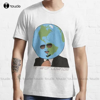 Mr. Svjetski Trend Majica Pitbull Singer 80-ih, Majice Za Muškarce, Modni Kreativne Majice Za Odmor, Zabavne Majice, Ljetna Moda Majica