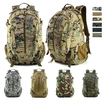 Muški army taktički ruksak kapaciteta 30 l, vojna jurišne torba 900D, vodootporan ulica torba Molle, pogodan za pješačenje, kamping, lov,