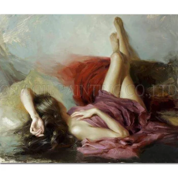 Najbolji umjetnik ručni rad, музейное kvaliteta, Seksi Dama, slika je ulje na platnu, portret seksi dama ručni rad, ulje na platnu za dnevni boravak