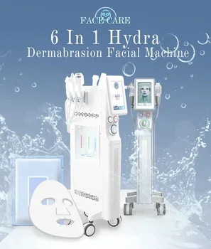 Najnovija 6 u 1 Hydra Dermoabrazija Stroj Za Njegu Lica Mikrodermoabrazija Lifting Lica-usluga Čišćenja Kože Отбеливающая Stroj za lice