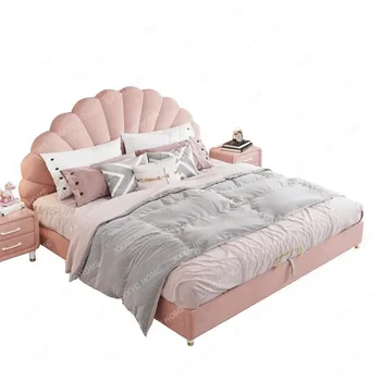 Niz stablo Ružičaste boje Velike dječji krevet princeze za djevojčice od 2 do 14 godine / Dječji krevet Komplet namještaja za spavaće sobe Lit Enfant Fille