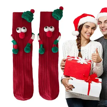 Nove Božićne Čarape, Slatko I Smiješno Darove Za Parove, Božić Crvene Pamučne Čarape, Odmor Pribor Za Rođendan, Zimske Sezone