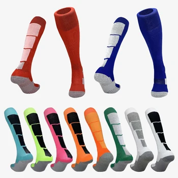 Nove nogometne čarape s dugom cijevi, нескользящие, muški, ženski, duge do koljena, udoban nogometne čarape, donje rublje iz sportskog ručnici