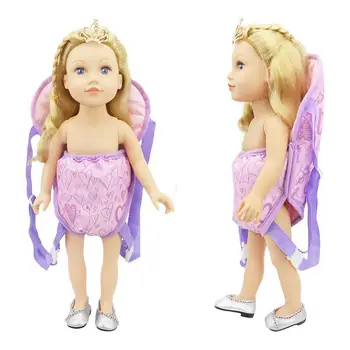 Novi 18-inčni ruksak-ručke za nošenje omogućuju za lutke, torba za igračke, pribor za lutke, prednje i stražnje ručke za nošenje omogućuju s trakama za lutke