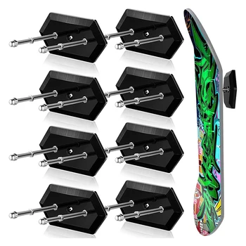 Novi-8 kocke skateboard Zidni držač s vijkom s pomičnim skateboard skateboard Vješalica držač visi štand skateboard 