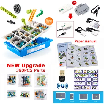 NOVI Update 390шт Treće Generacije WeDo 2.0 Core Set Škola Robotike STEAM Educational Bricks Kit Igračke, Pokloni