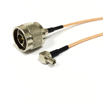 Novi штекерный konektor N Muški To TS9 RG316 Kabliranje pletenica 15 cm (6 inča adapter za bežični modem