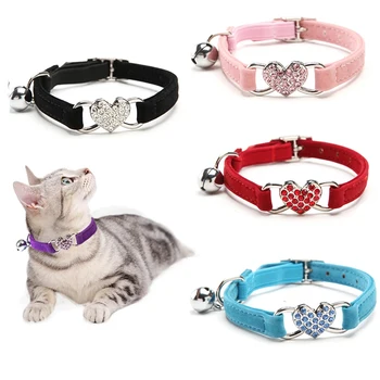 Ogrlica za kućne ljubimce Love Colored Diamond Bell Dostupan je u nekoliko boja Mačka Pas Udoban praktične dugotrajna oprema za kućne ljubimce